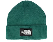 Tnf Logo Box Beanie Green Cuff
