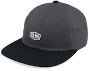 Hex Logo Jockey Black Strapback