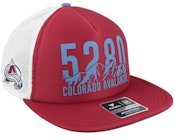 Colorado Avalanche Authentic Pro Rink Hometown Garnet/Blue Trucker