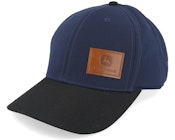 Faux Leather Patch Navy/Black Adjustable