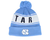 North Carolina Tar Heels Cuffed Coastal Blue Pom