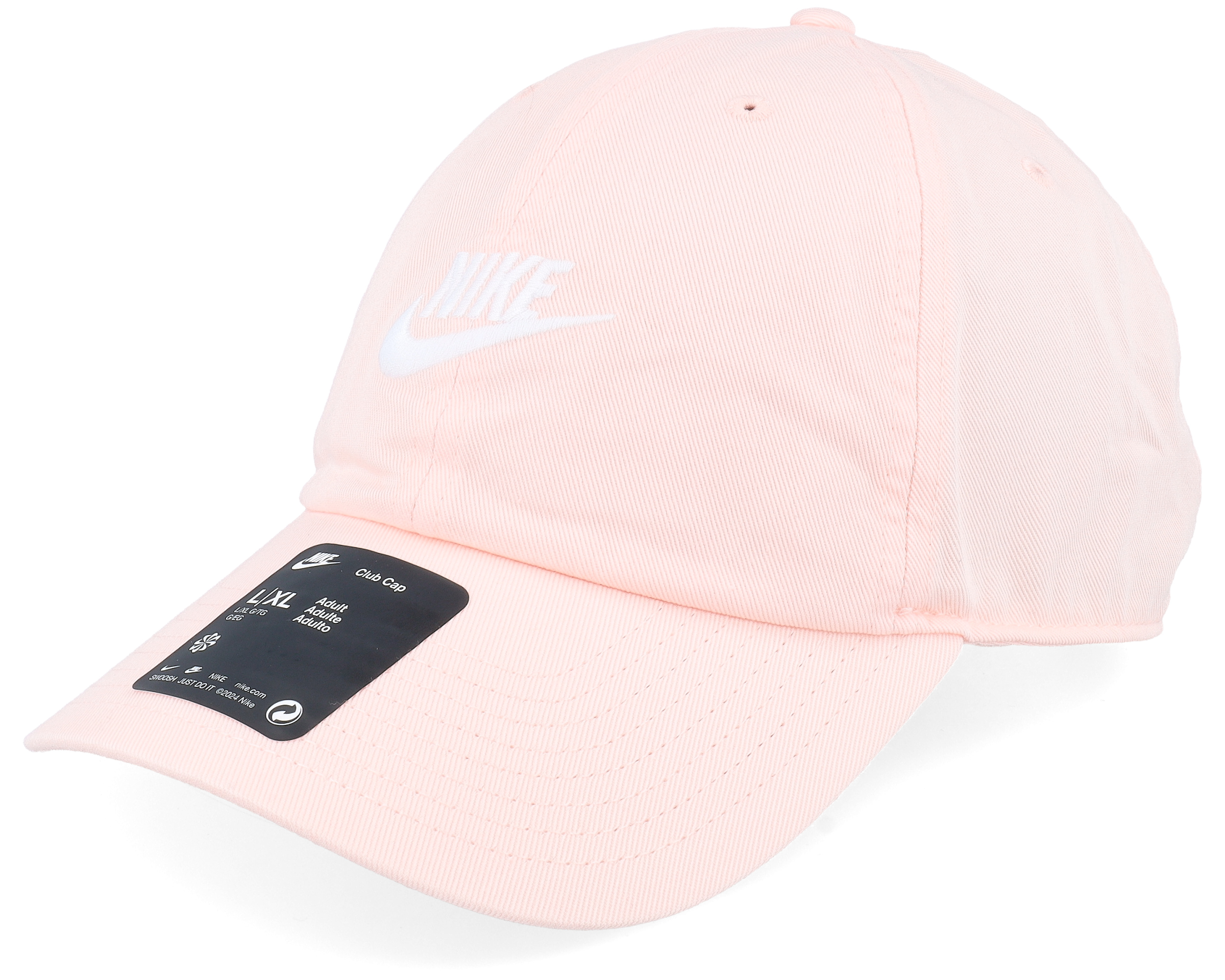 ■Nike■ Club Unstructured Futura Wash Cap Rose Gold White F Caps Nike Club Unstructured Futura Wash Cap Rose Gold/ White