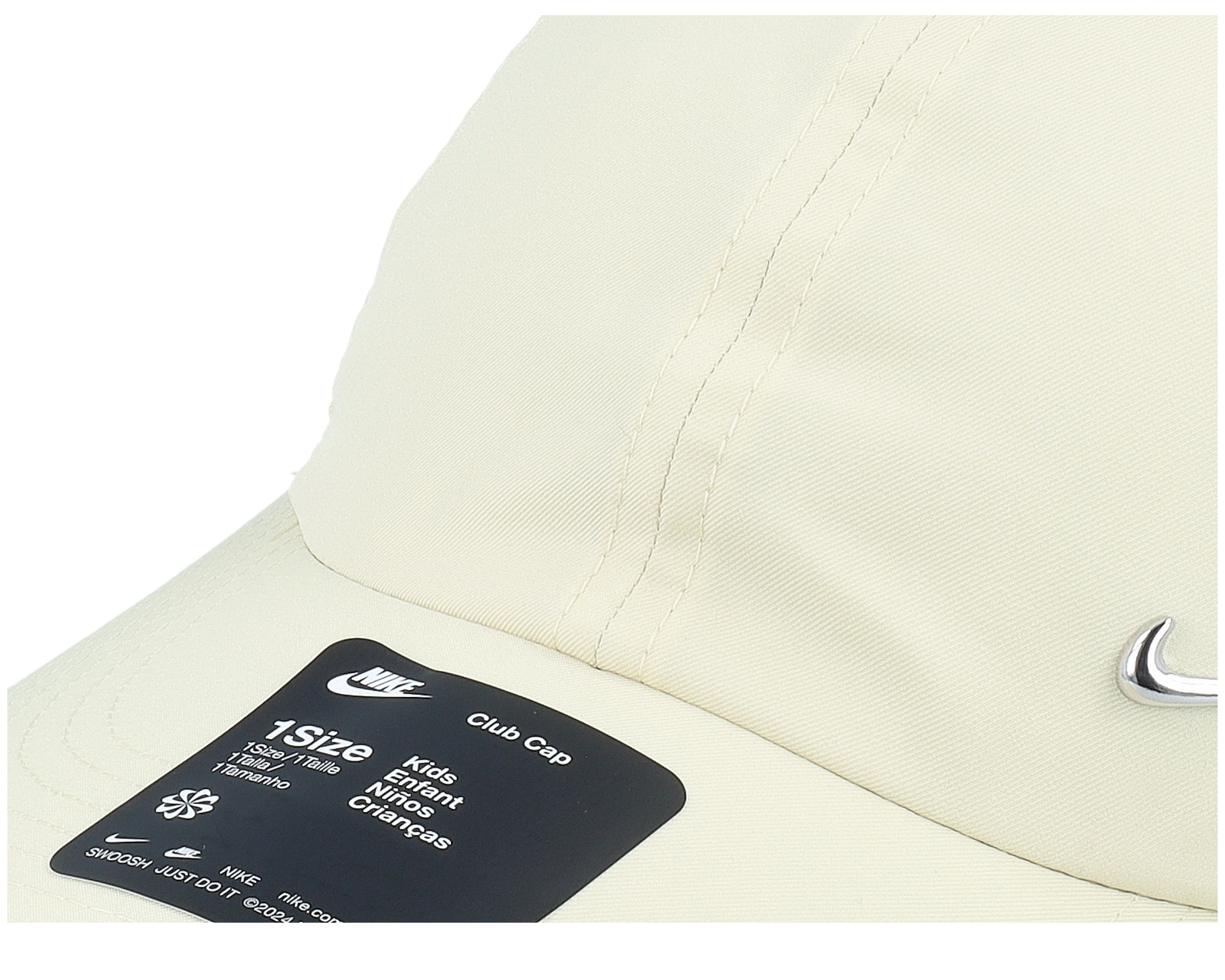 nike metal swoosh cap khaki