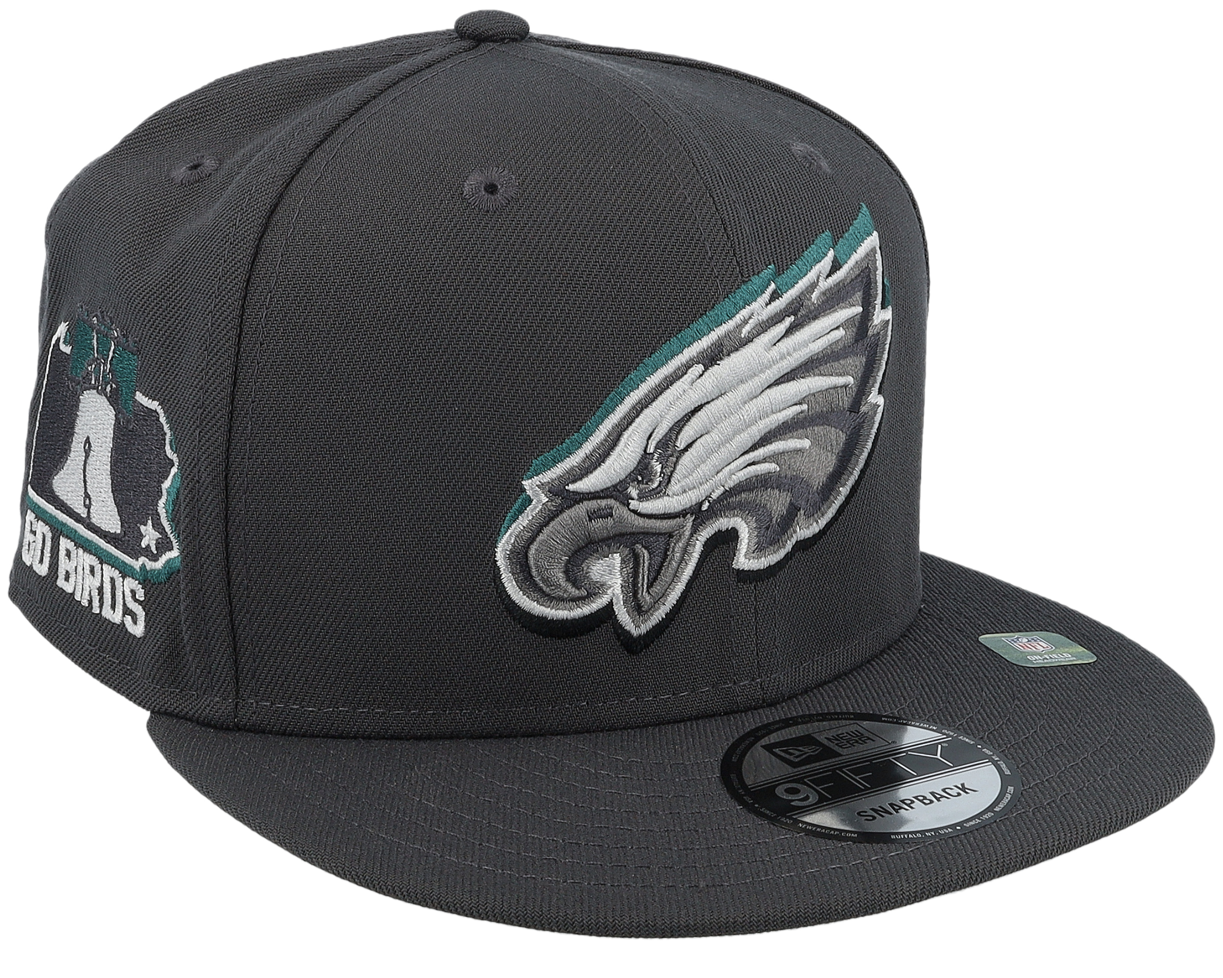 Philadelphia Eagles NFL24 Draft 9FIFTY Grey/Teal