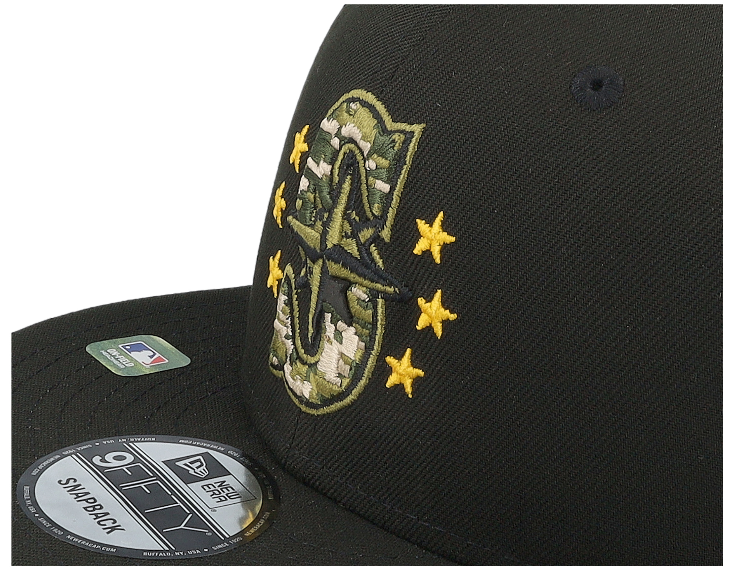 Seattle Mariners MLB24 Armed Forces Day 9FIFTY Black