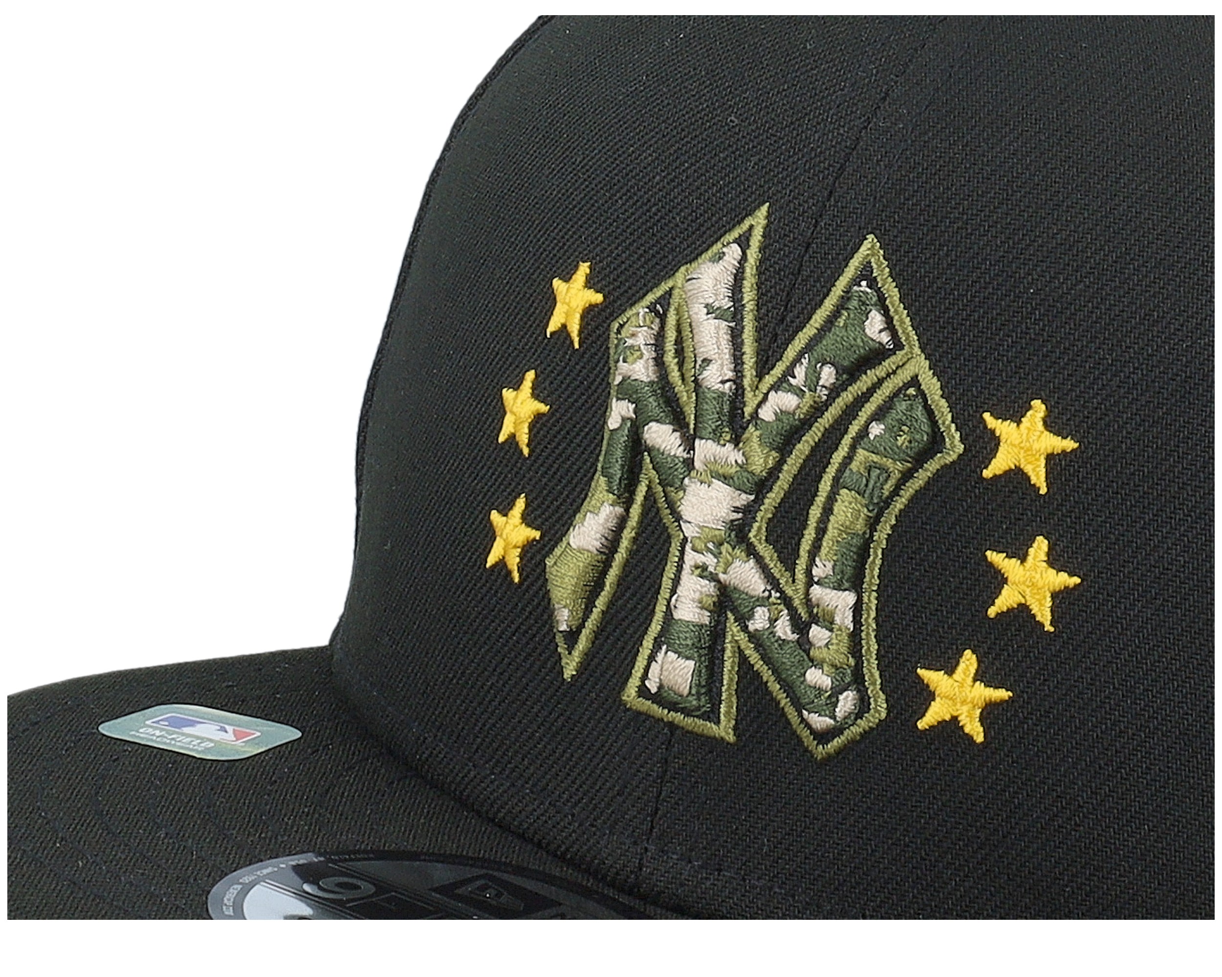 New York Yankees Mlb24 Armed Forces Day 9FIFTY Black