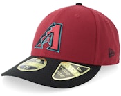 Arizona Diamondbacks Low Profile Acperf Hm 2024 Burgundy/Black Fitted