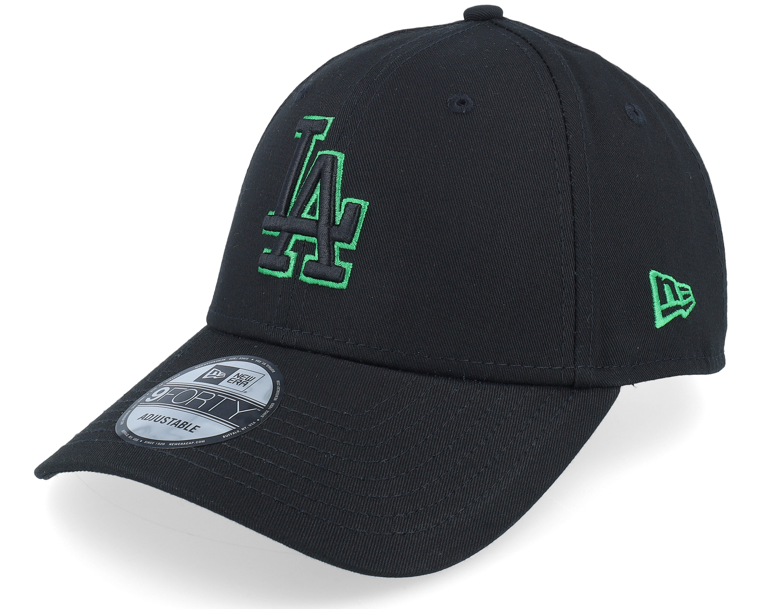 Los Angeles Dodgers Team Outline 9FORTY Black/Green