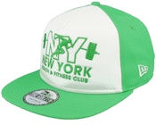 Graphic Golfer White/Green Snapback