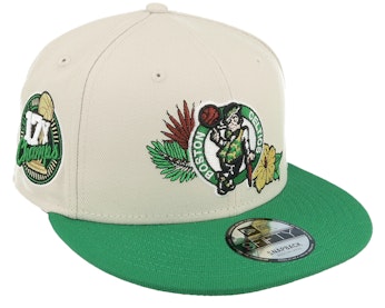 Boston Celtics NBA Floral 9FIFTY Stone/Green Snapback New Era