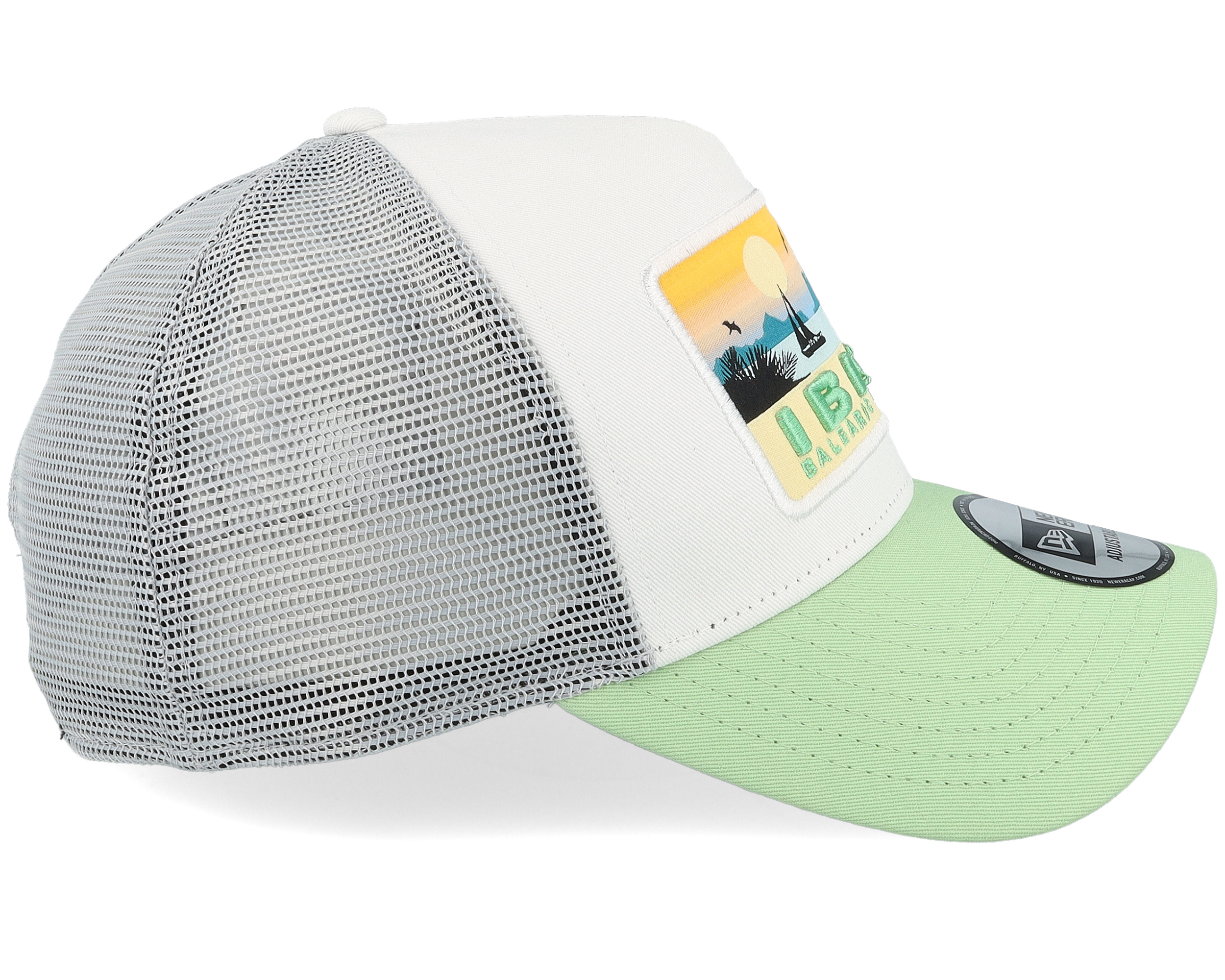 Summer Ibiza White Green Trucker New Era