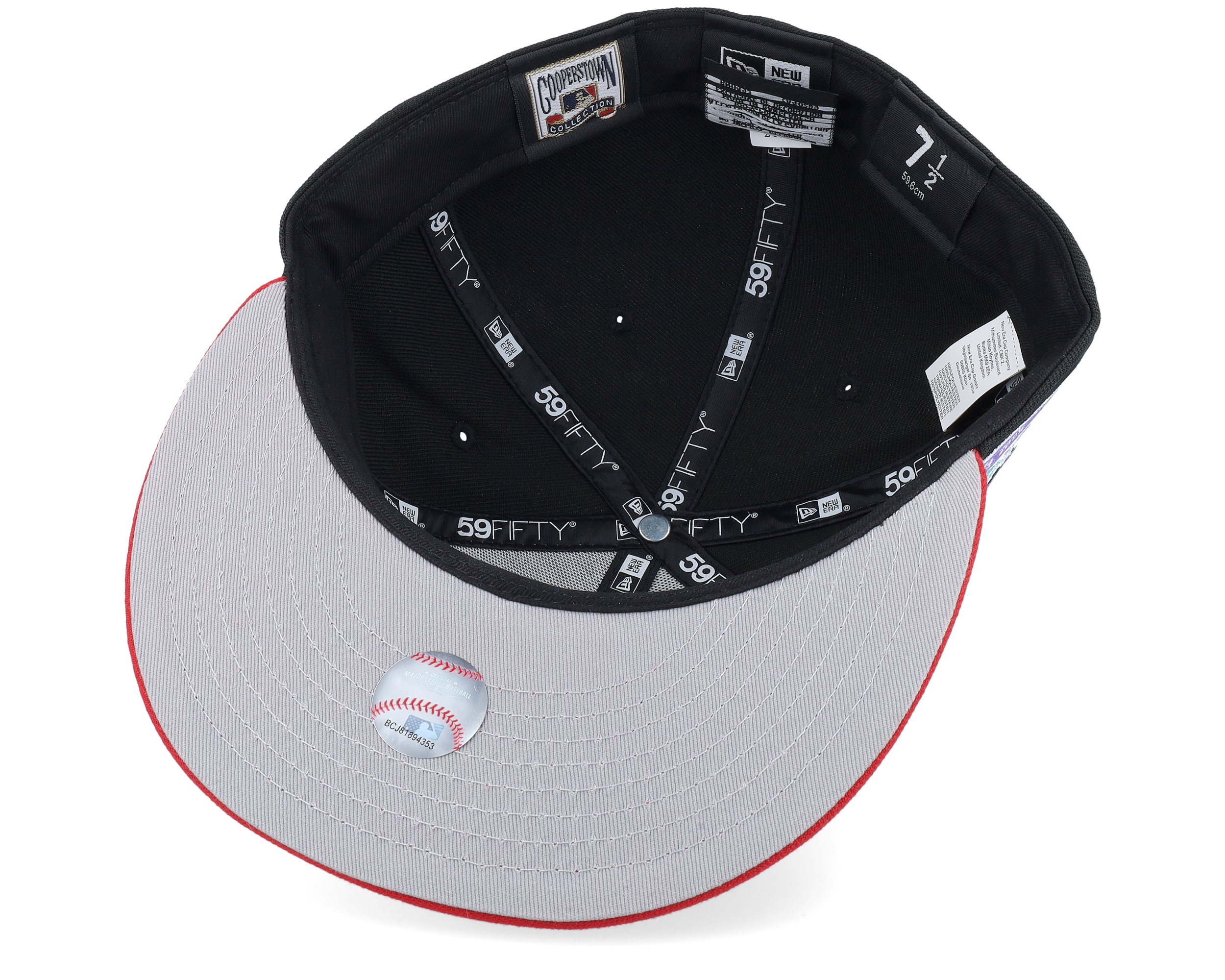 Atlanta Braves Retro Spring Training Black/Red Fitted Hatstore