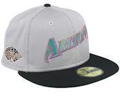 Arizona Diamondbacks Pivot Mesh Crown Grey/Black Fitted