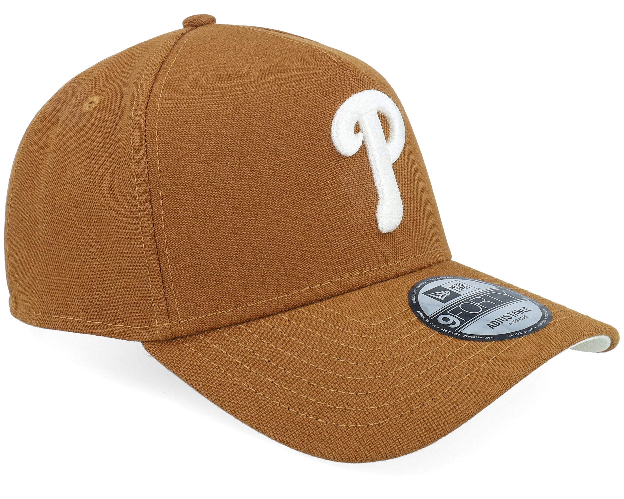 【MEDIA82】 Angel Ball Cap Khaki brown Los Angeles Angels Fanatics Side Patch Snapback Hat - Khaki