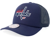 Washington Capitals Evergreen Navy A-Frame Trucker
