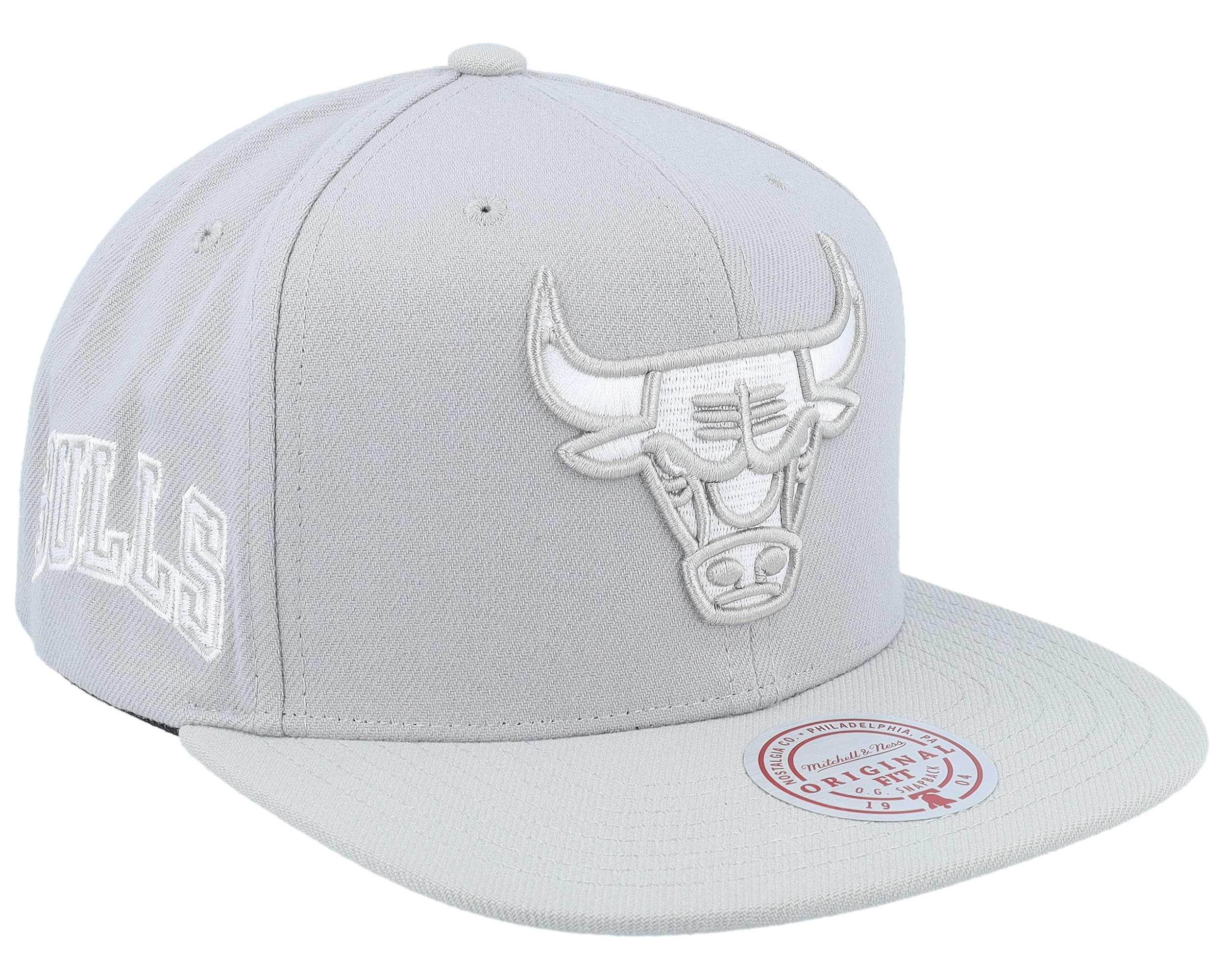 gorra bulls gris