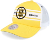 Boston Bruins Sideline Yellow/White A-frame Trucker