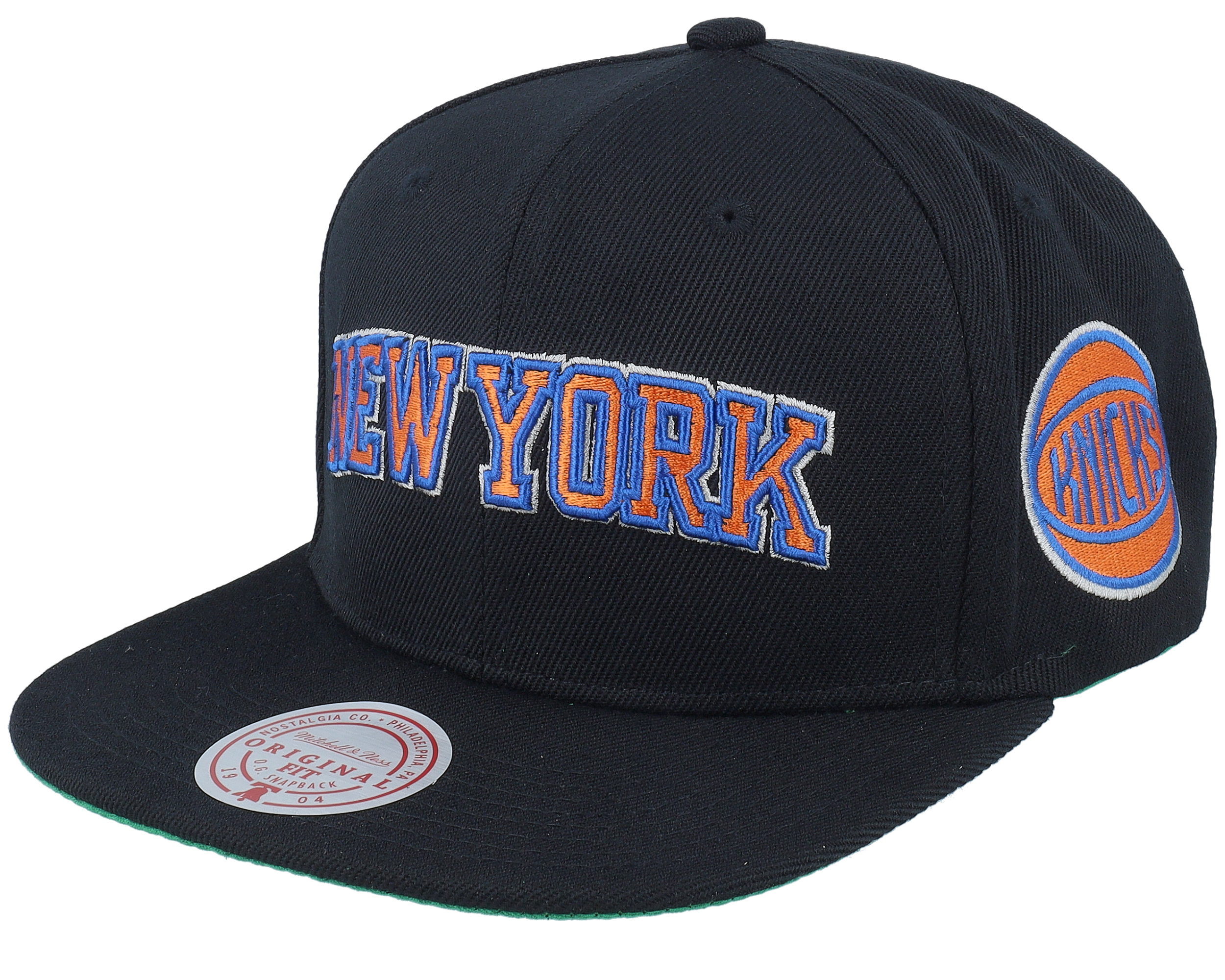 アメリカワールドカップ New York Knicks Triple Play Black Snapback | Hatstoreworld.com