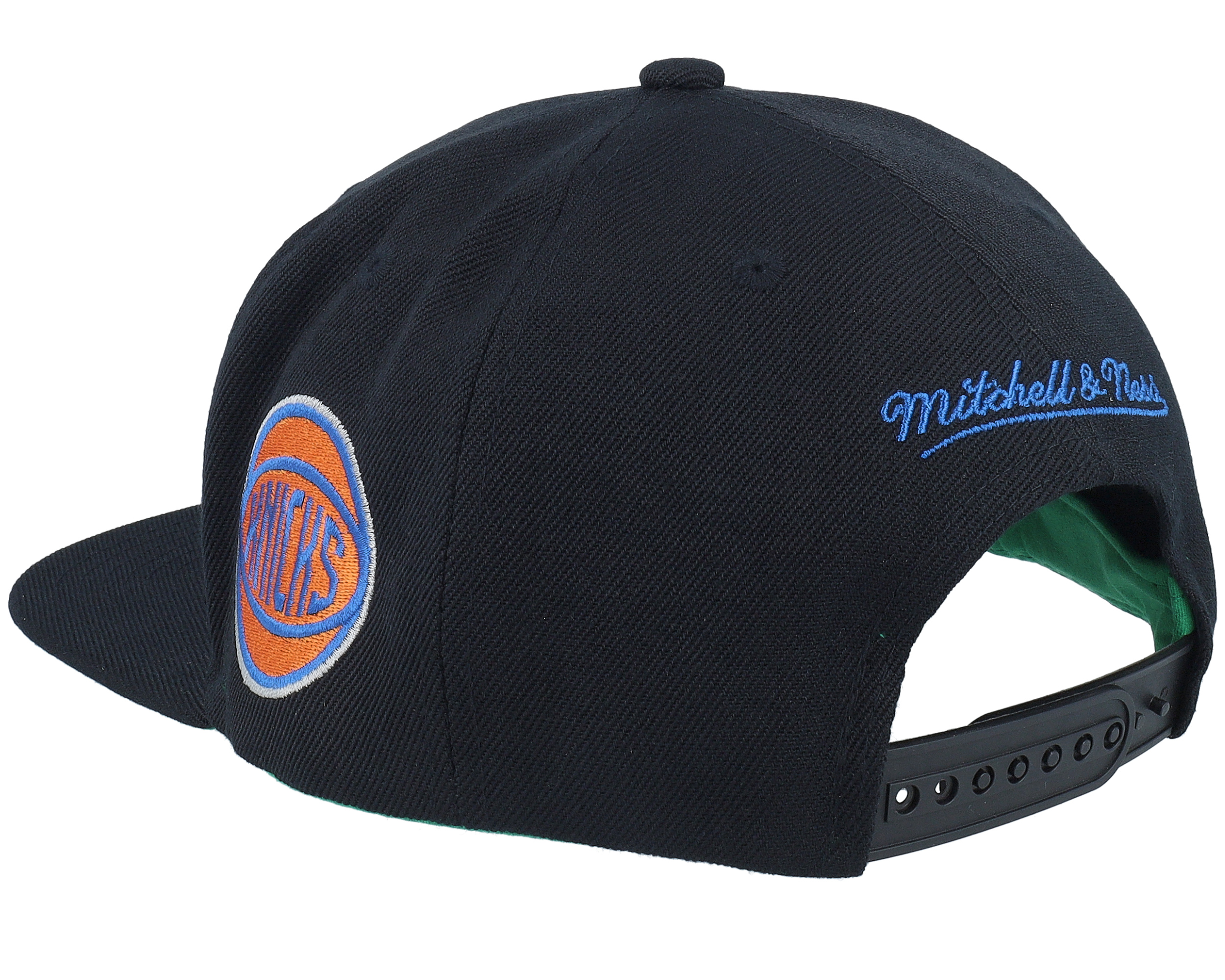 New York Knicks Triple Play Black Snapback - Mitchell & Ness