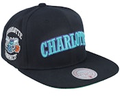 Charlotte Hornets Triple Play Black Snapback