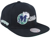 Dallas Mavericks Triple Play Black Snapback