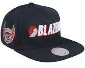 Portland Trail Blazers Triple Play Black Snapback