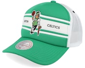 Boston Celtics Sideline Green/White A-frame Trucker