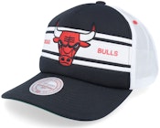 Chicago Bulls Sideline Black/White A-frame Trucker