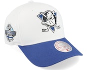 Hatstore Exclusive x Anaheim Ducks NHL Premiere Pro Crown White/Blue A-frame Adjustabe