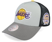Hatstore Exclusive x Los Angeles Lakers Iron Grey/Black Trucker