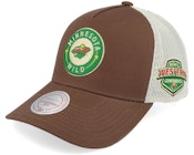 Hatstore Exclusive x Minnesota Wild Sablesway Brown/Cream Trucker