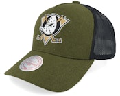 Hatstore Exclusive x Anaheim Ducks Winterized Forest Green Trucker