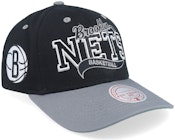 Brooklyn Nets Beautiful Chaos Pro Black Black/Grey Adjustable
