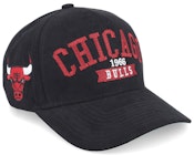 Chicago Bulls Shady Suede Pro Black/Red Adjustable