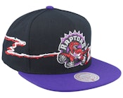 Toronto Raptors Life Line HWC Black/Purple Snapback