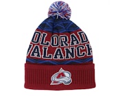 Kids Colorado Avalanche NHL Beanie Red/Blue Pom