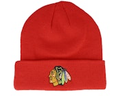 Kids Chicago Blackhawks Knit Beanie Red Cuff