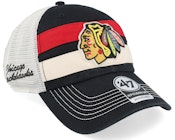 Chicago Blackhawks Clubhouse Boon Clean Up Black Trucker