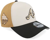 Atlanta Braves Woodland Vibes 9FORTY Stone/Wheat/Black A-frame Adjustable