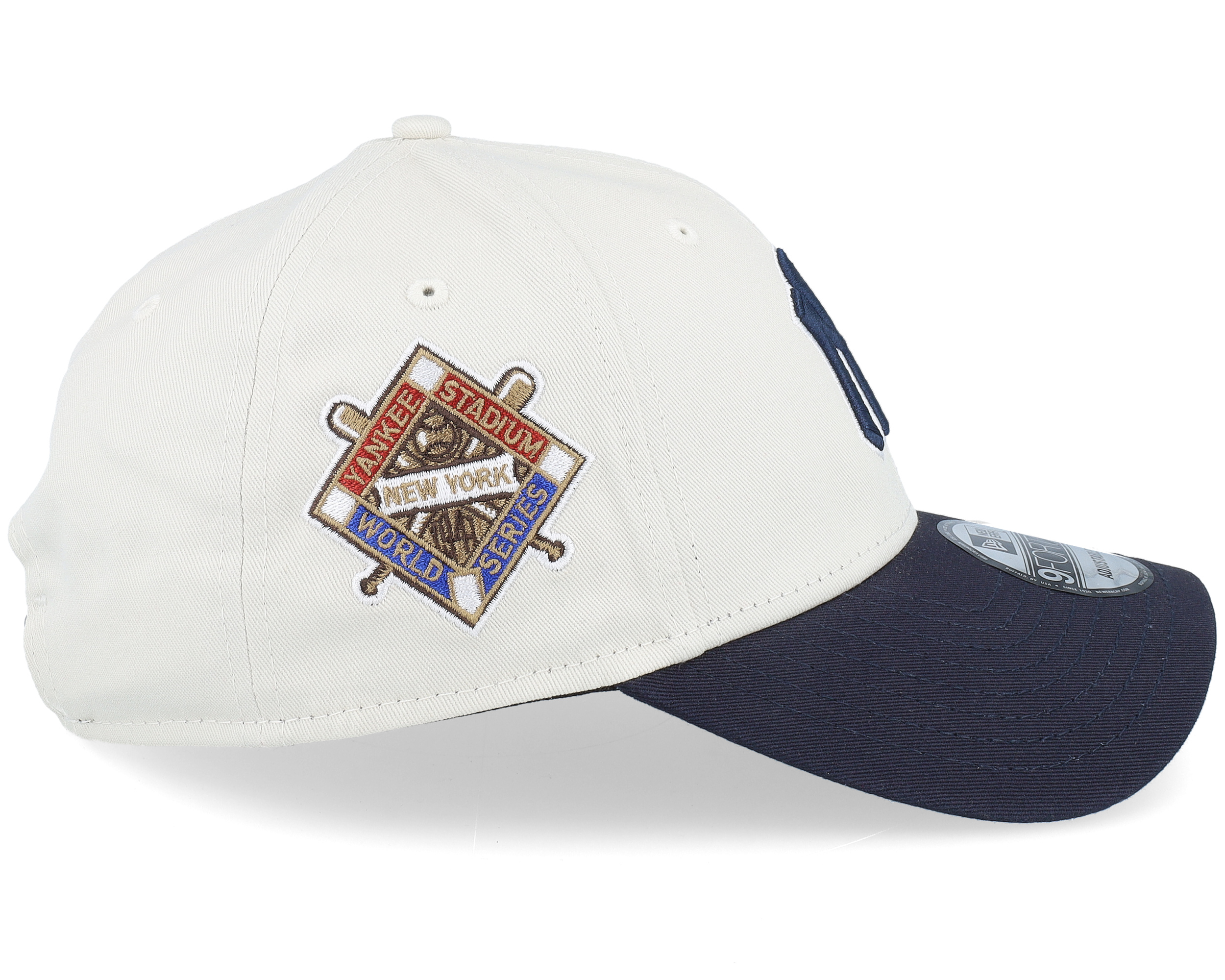 New York Yankees World Series 9FORTY Off White/Navy Adjustable