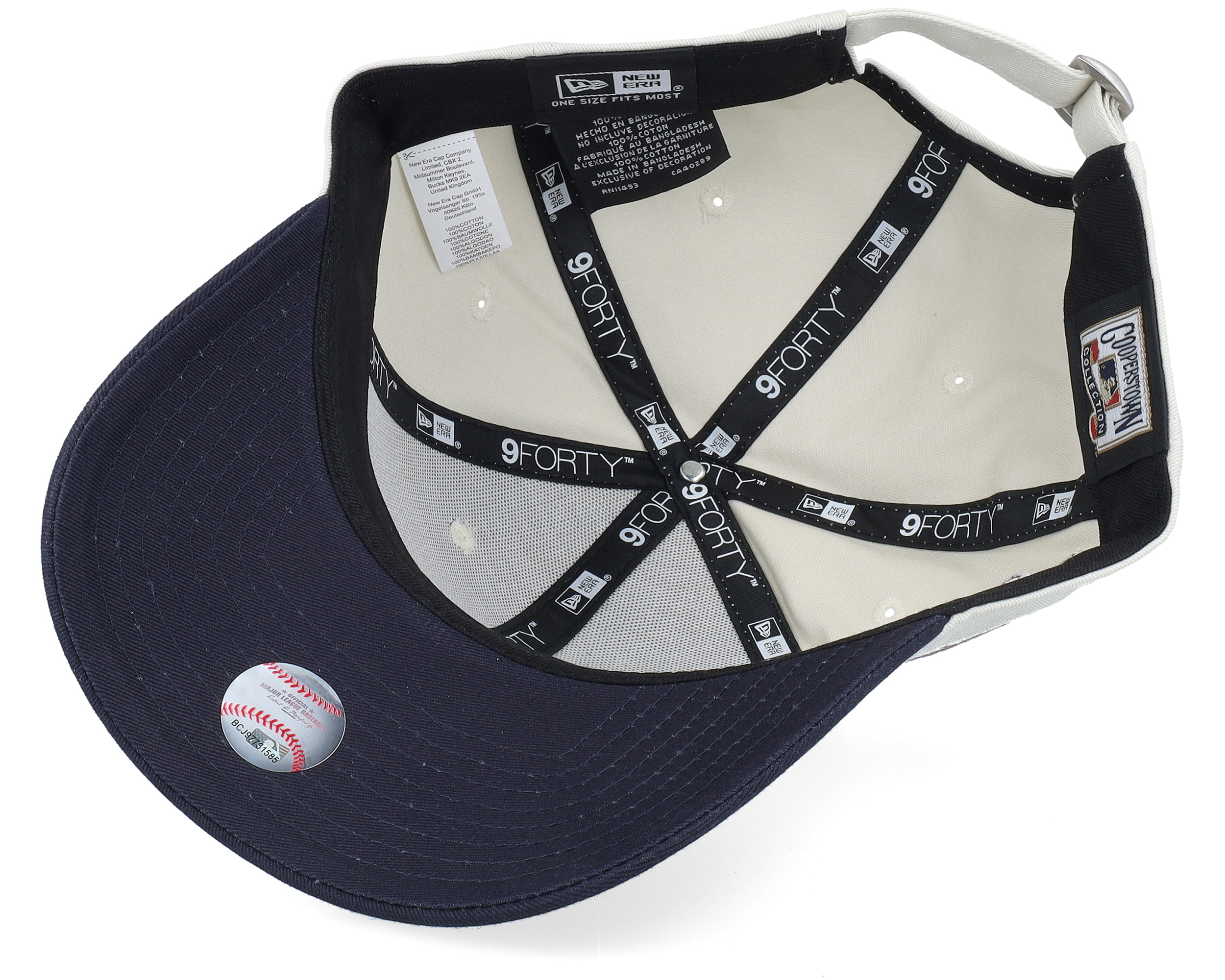 New York Yankees World Series 9FORTY Off White/Navy Adjustable