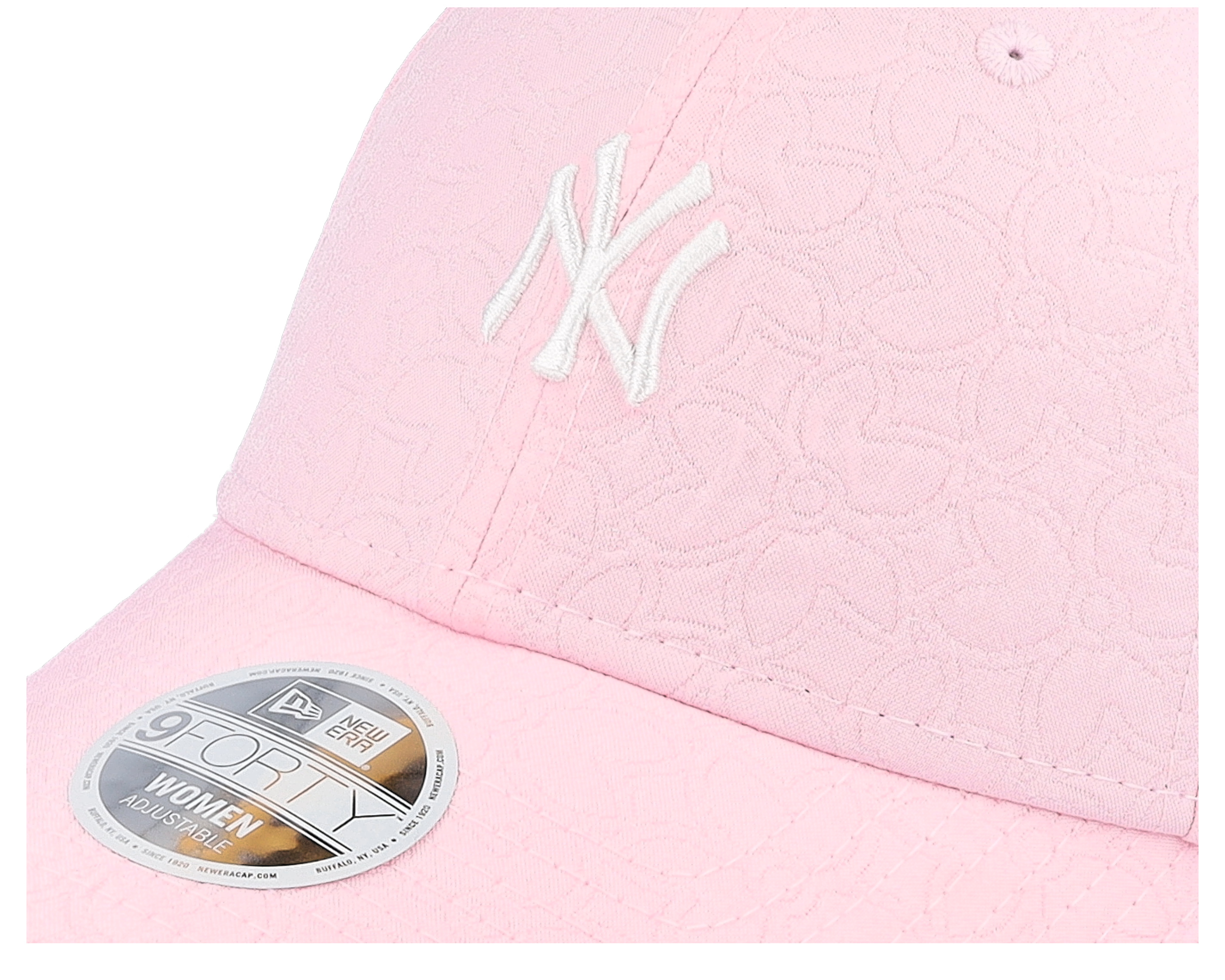 New York Yankees Womens Jacquard 9FORTY Pink Adjustable