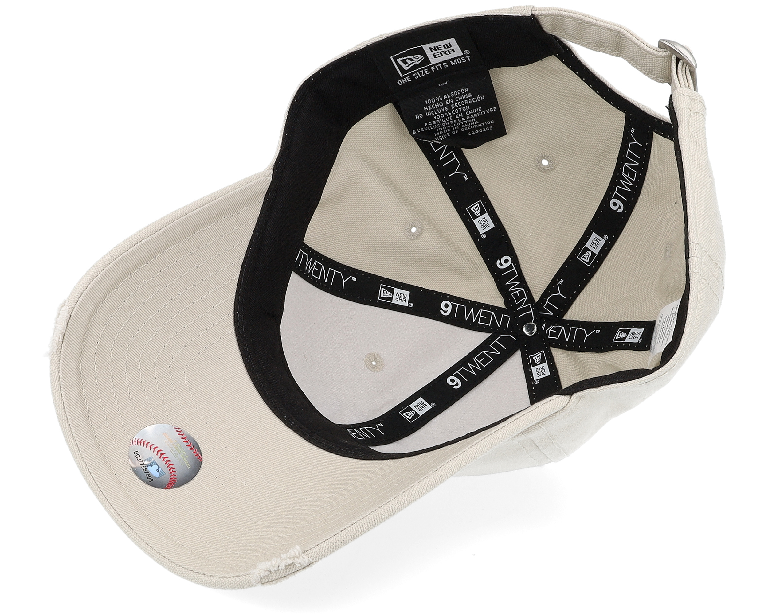 New York Yankees Womens Distressed 9TWENTY Stone Adjustable