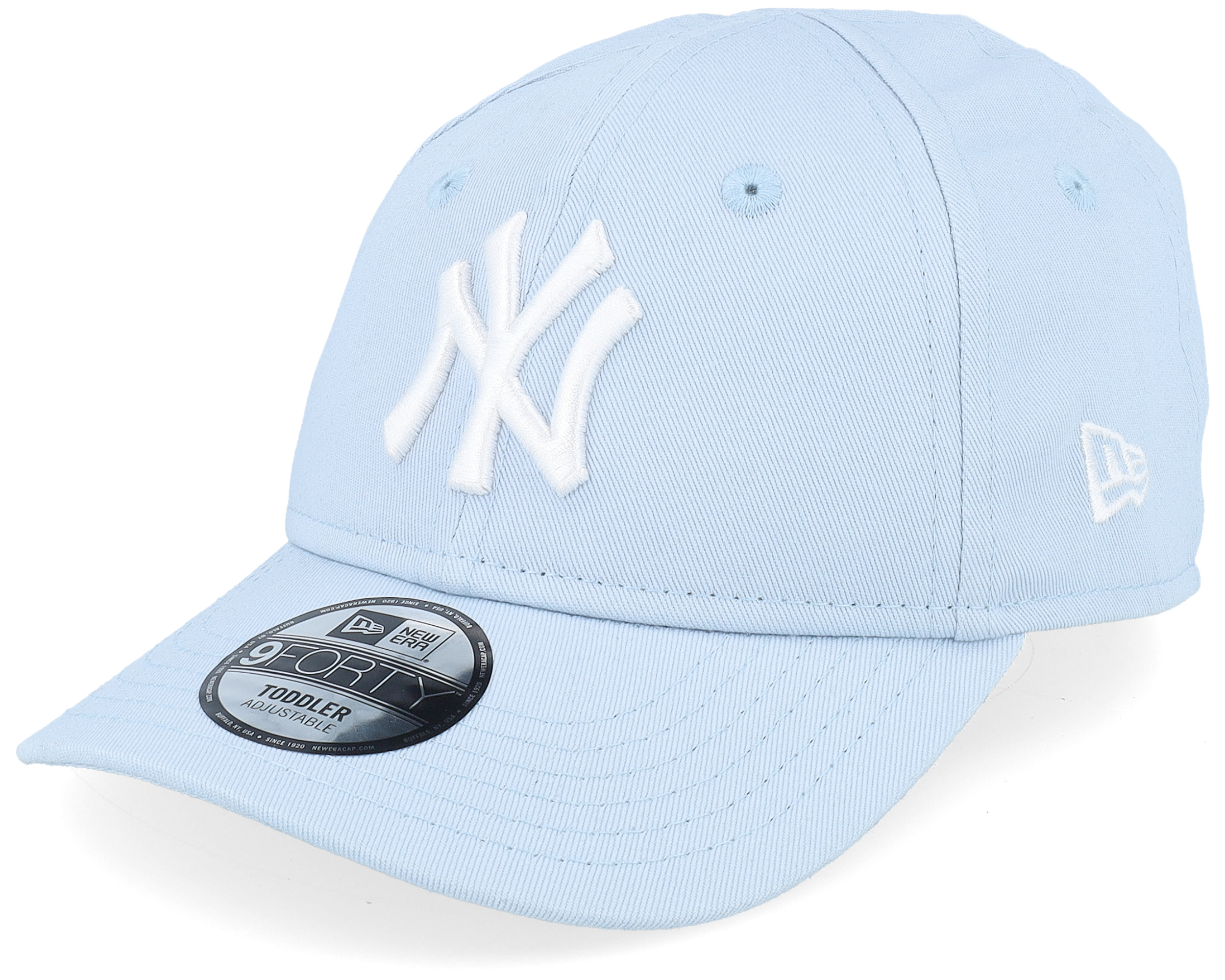 Kids New York Yankees Toddler League Essential 9FORTY Sky White Adjustable New Era Cap Hatstore