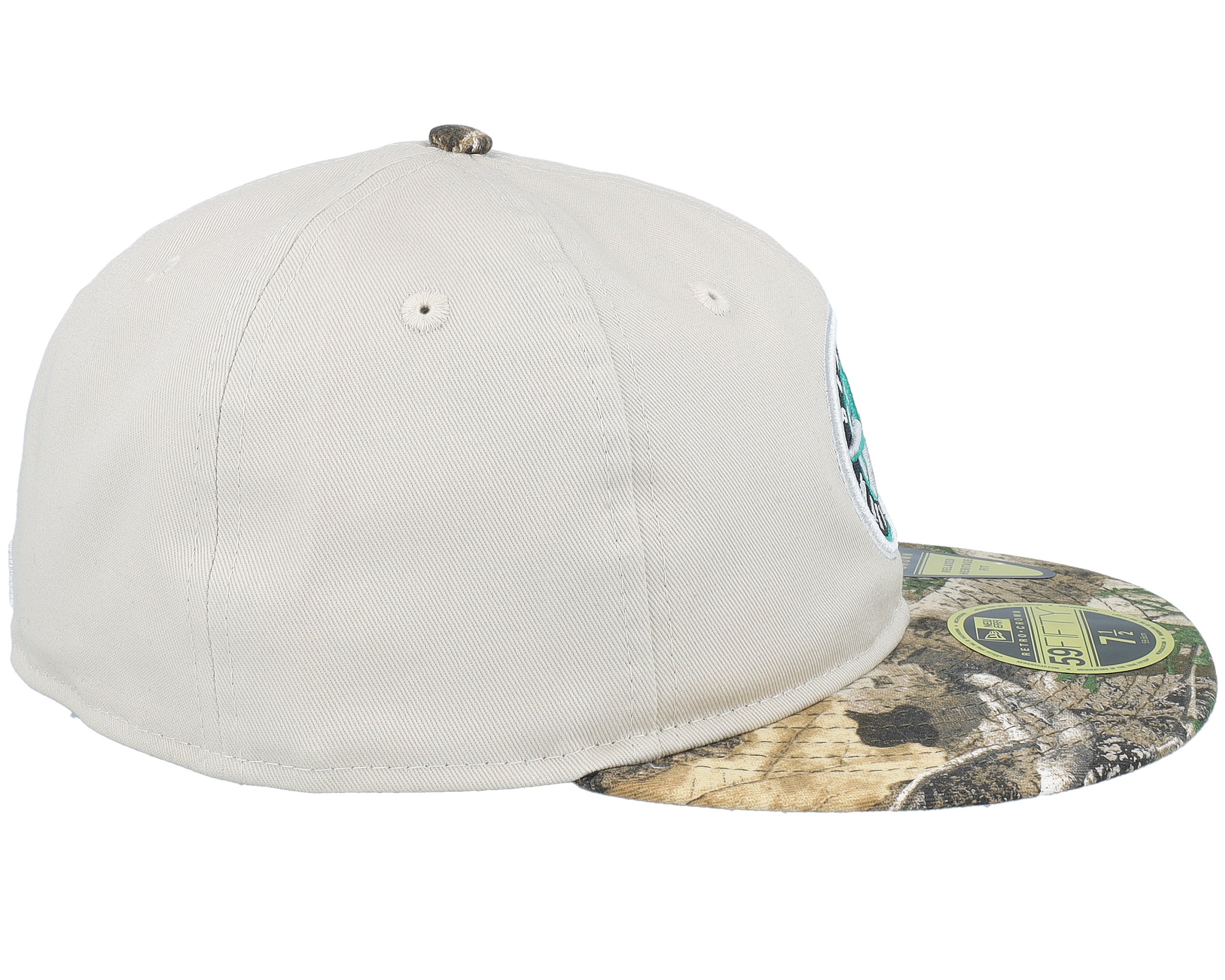 Seattle Mariners MLB Realtree 59FIFTY Stone/Camo Fitted