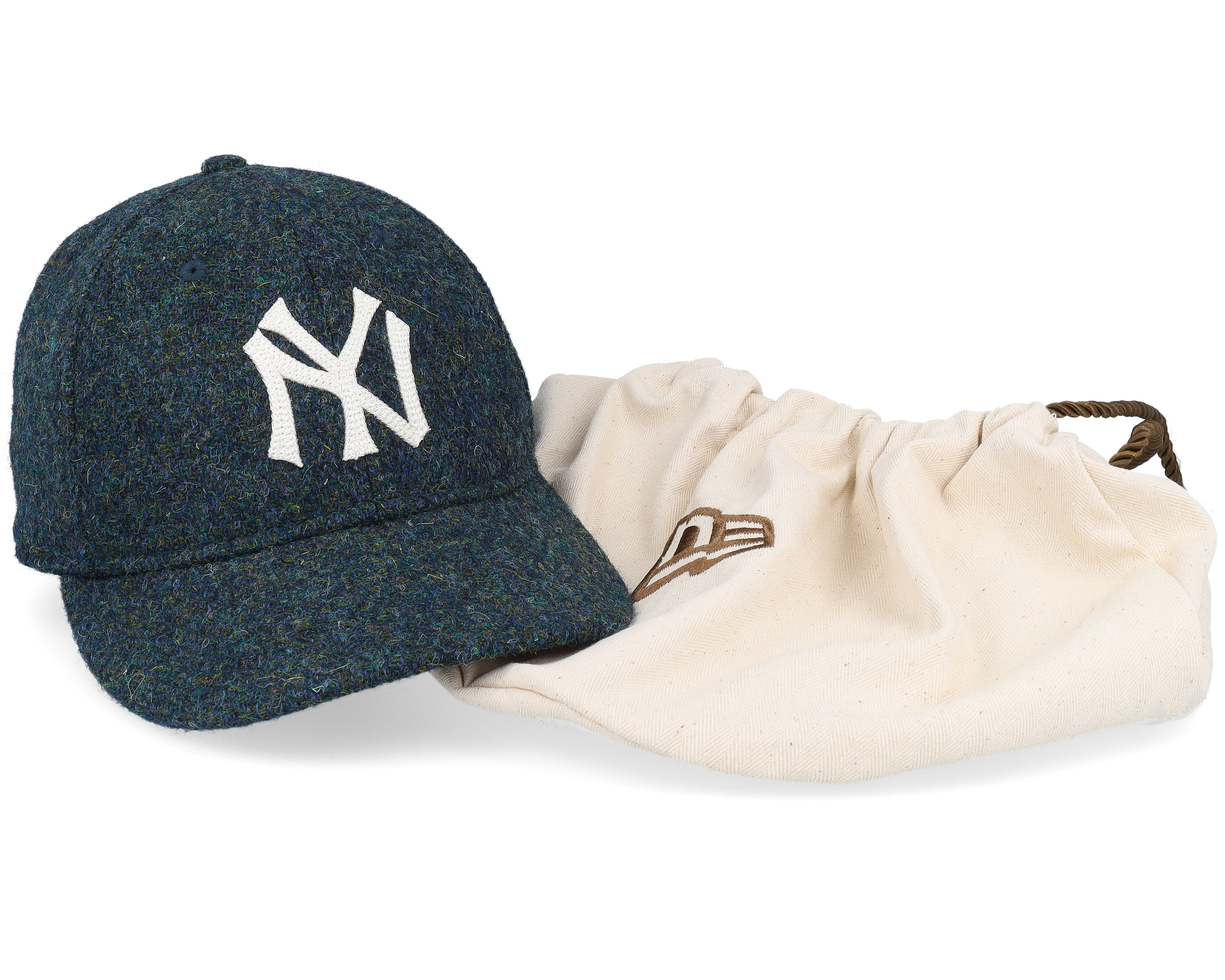 NEW ERA 別注 NY Long Brim Hat Harris Tweed New Era Harris Tweed New York Yankees Hat – Oneness Boutique