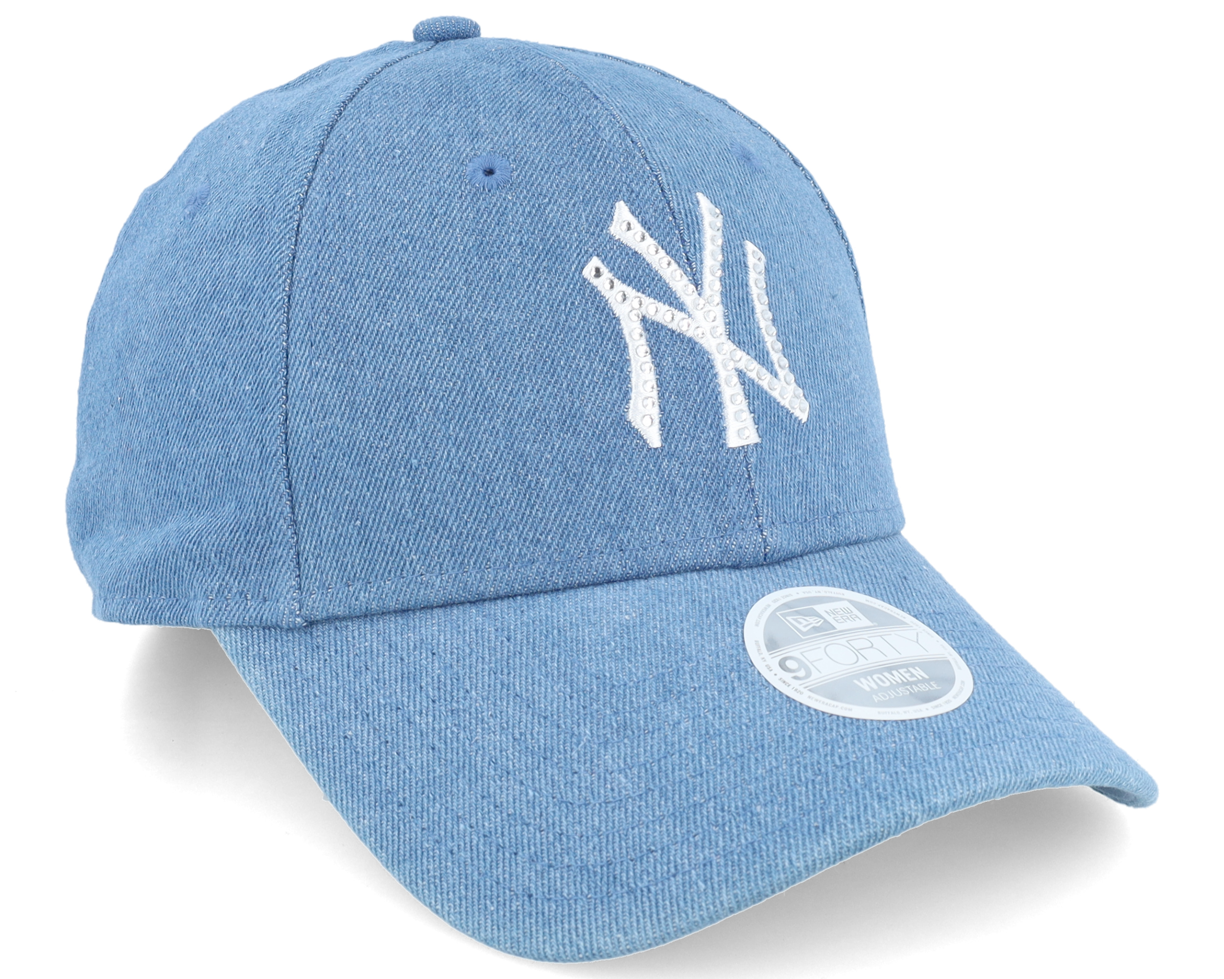 【New Era】大人気★Diamante Denim 9FORTY Sky Adjustable 9Forty WMNS Denim Icon Dodgers Cap by New Era - 48,95 €
