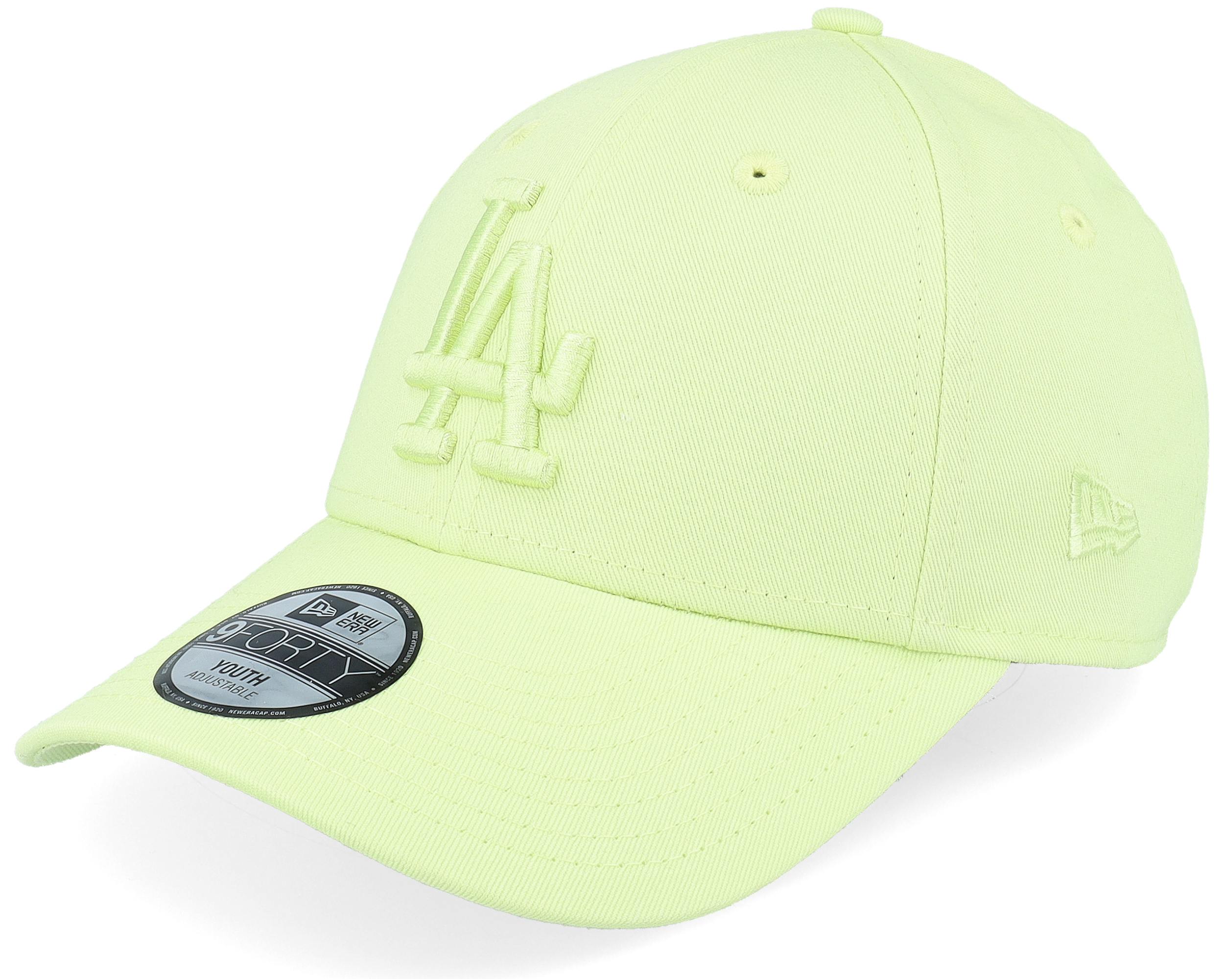 Los Angeles Dodgers League Essential 9FORTY Neon Light Green