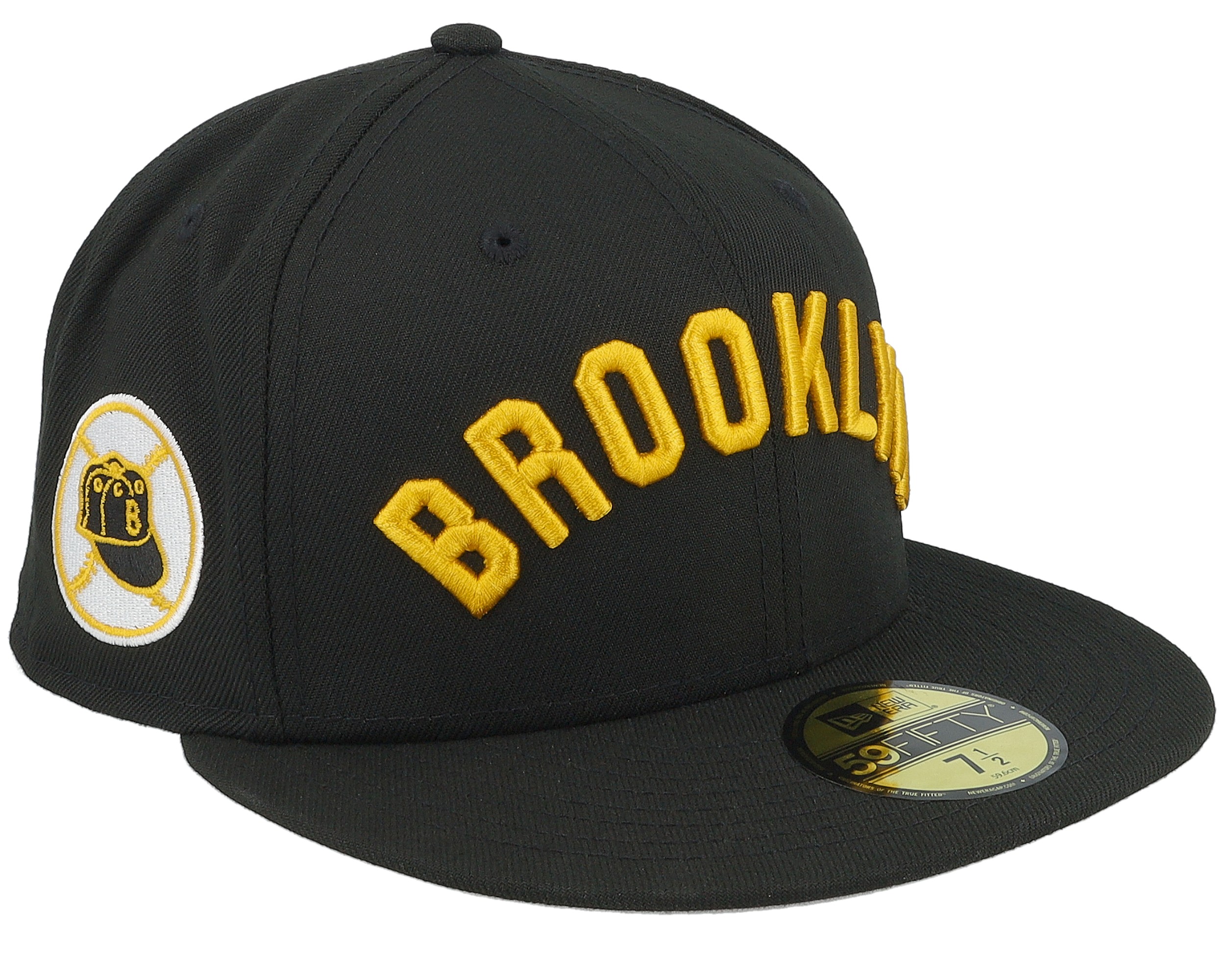 Los Angeles Dodgers 59FIFTY 55 World Series Black/Yellow/Grey