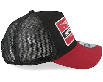 Moto Guzzi Graphic Patch Black/Scarlet A-frame Trucker